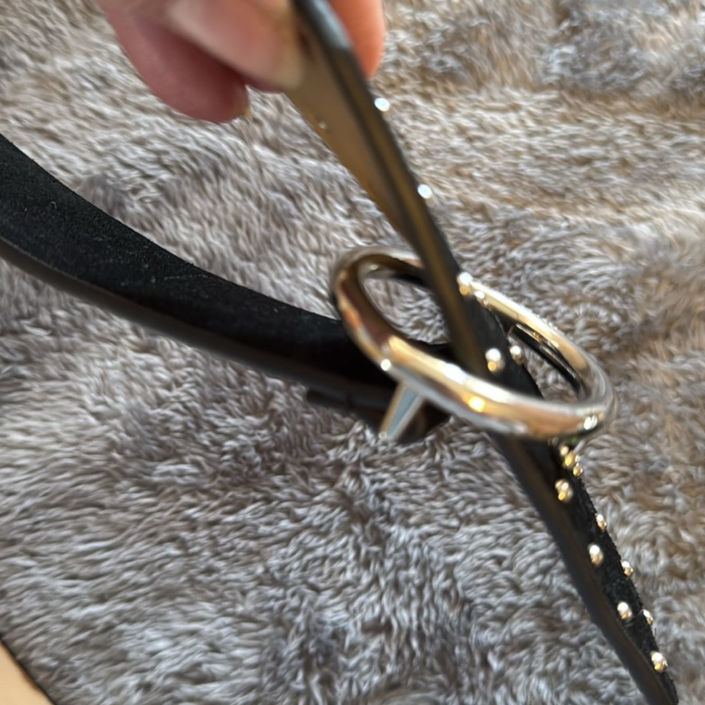 Rebecca Minkoff leather studded belt - Picture 7 of 9